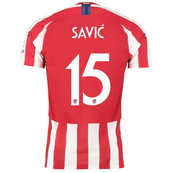 Tailandia Camiseta Atlético de Madrid NO.15 Savic 2019 2020 Rojo